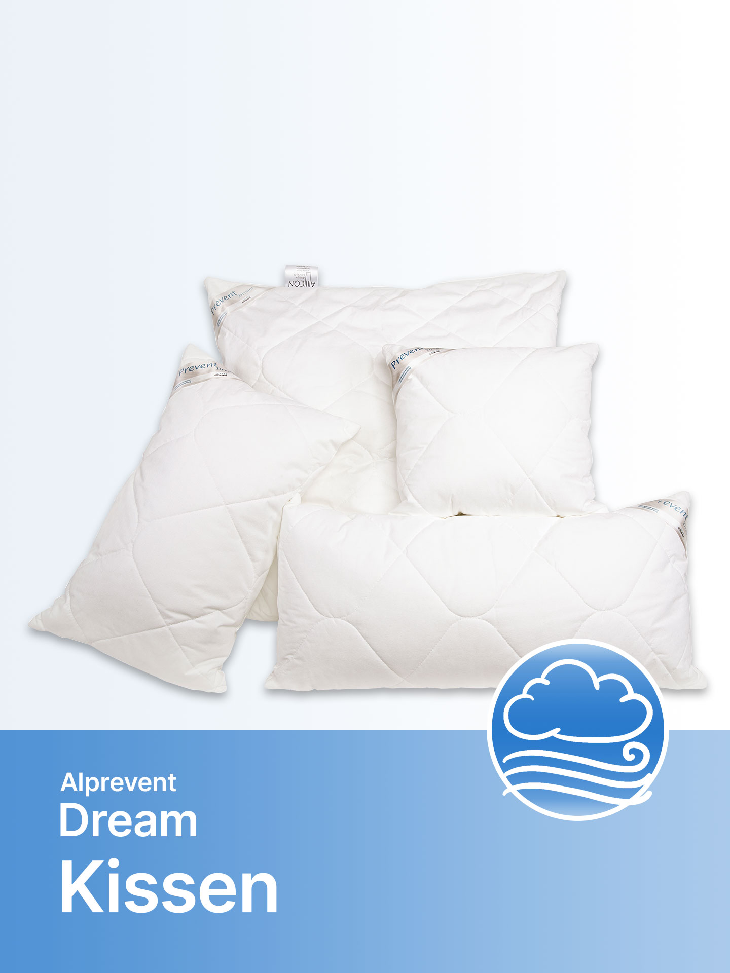 Allergiker "Prevent Dream" Kissen, 80x80cm
