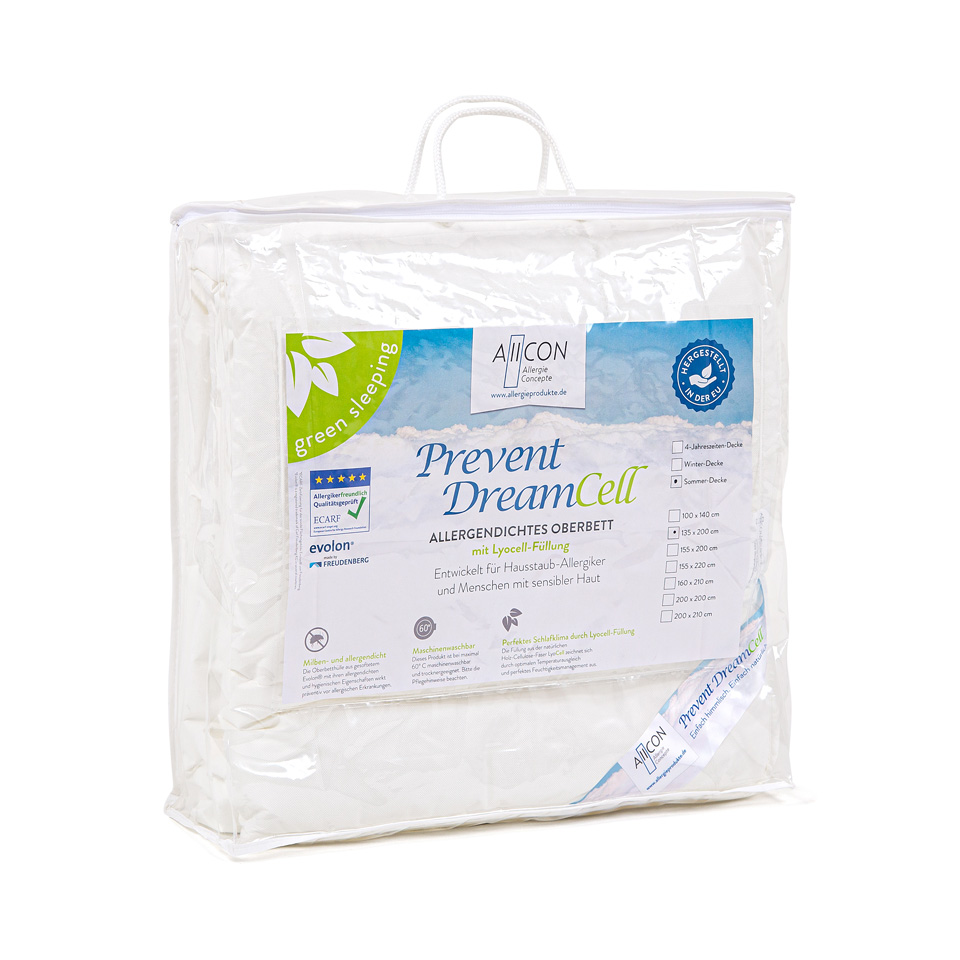 Allergiker "Prevent DreamCell" Sommer-Bettdecke, 135x200cm