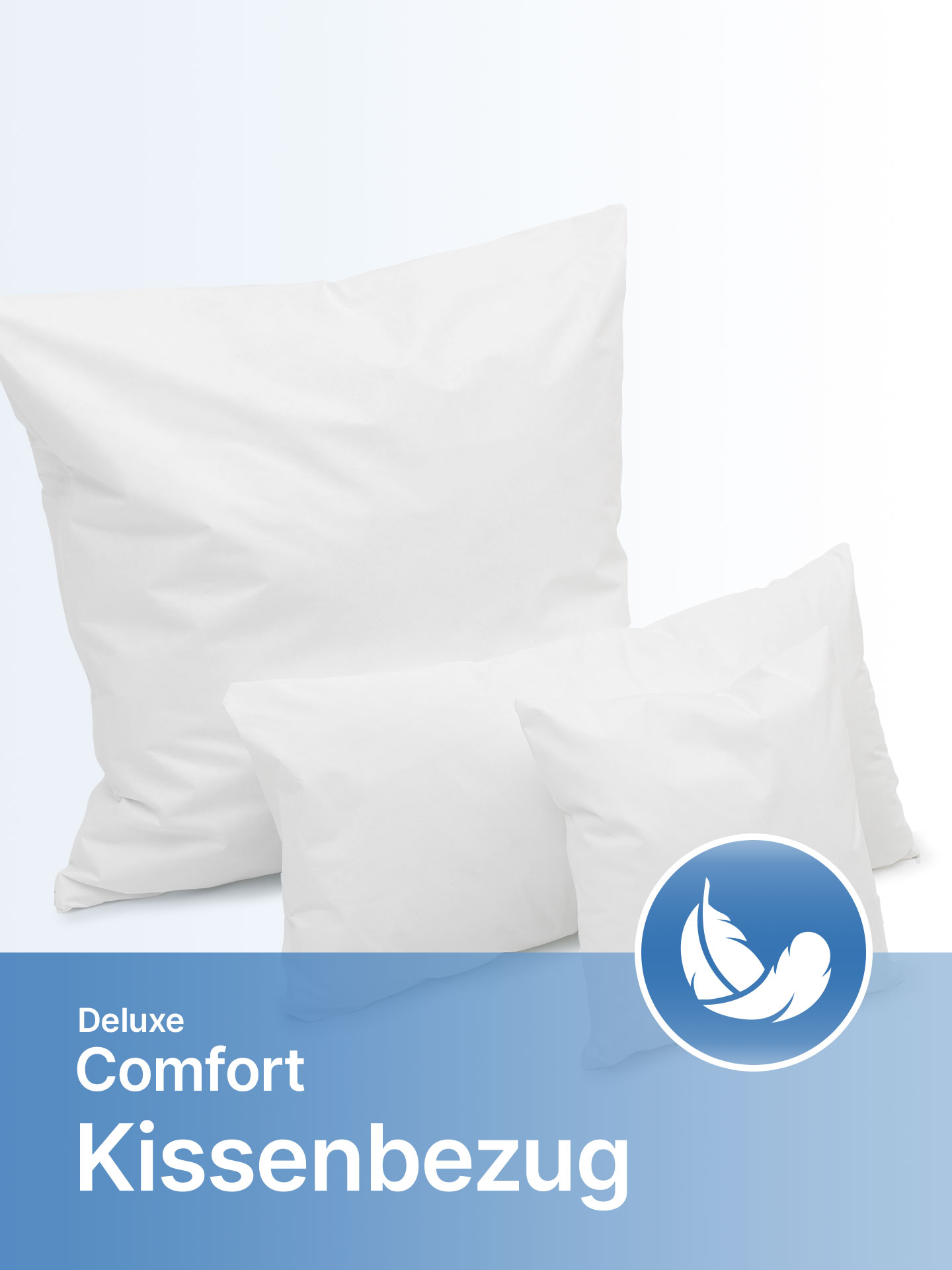 Allergiker Encasing Kissenbezug "Deluxe Comfort" - allergendicht, milbendicht