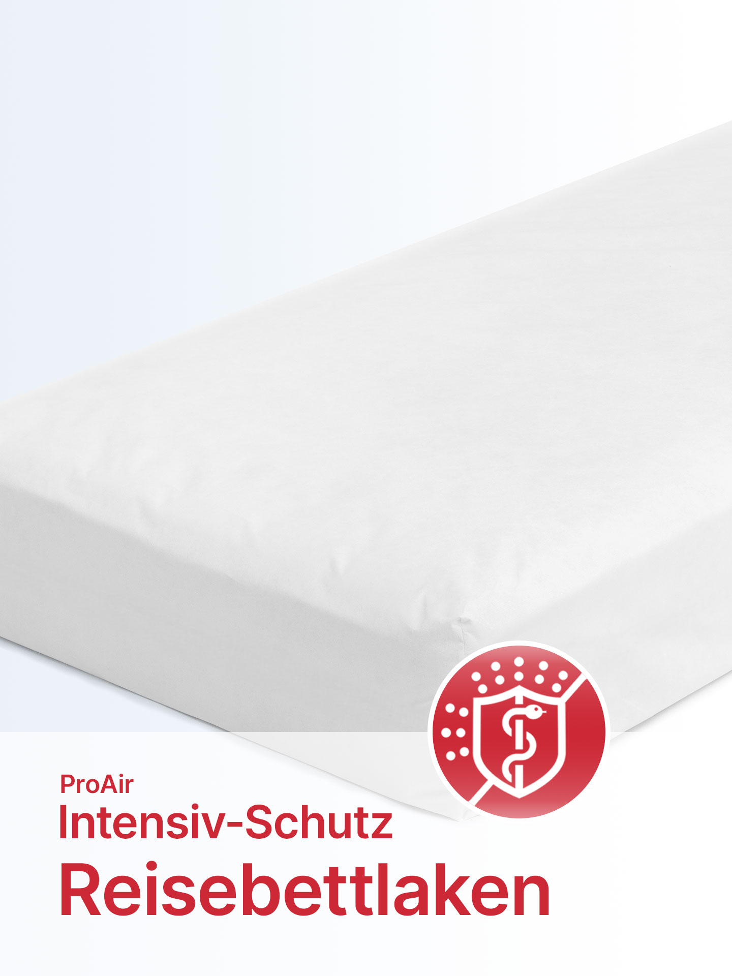 Allergiker Encasing Reisebettlaken "ProAir Intensiv-Schutz" - allergendicht, milbendicht