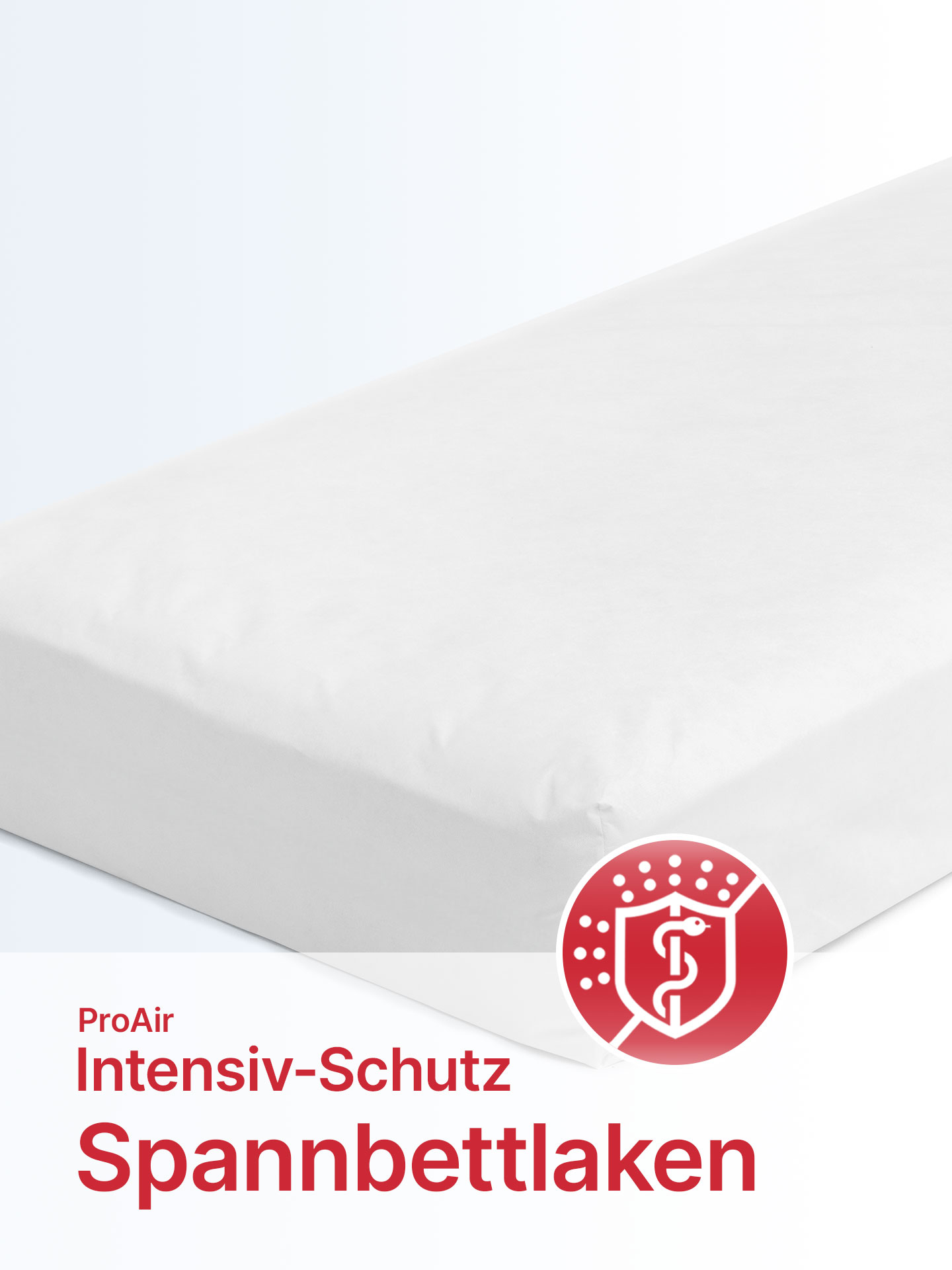 Allergiker Encasing Spannbettlaken "ProAir Intensiv-Schutz" - allergendicht, milbendicht