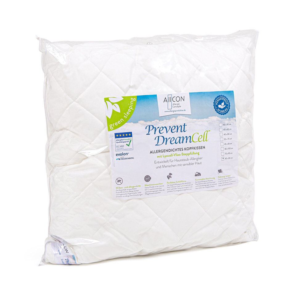 Allergiker "Prevent DreamCell" Kissen, 80x80cm